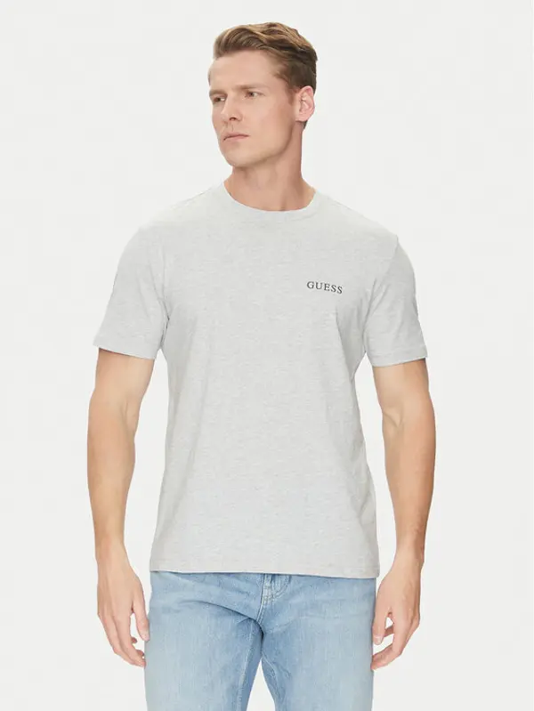 Guess Guess T-shirt U4BM03 KCAM1 Siva Regular Fit