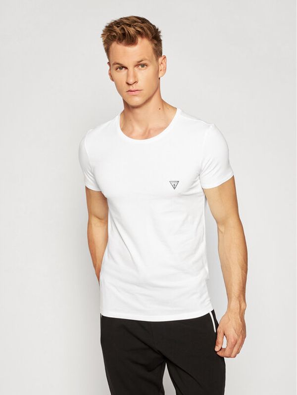 Guess Guess T-shirt U97M00 JR003 Bijela Slim Fit