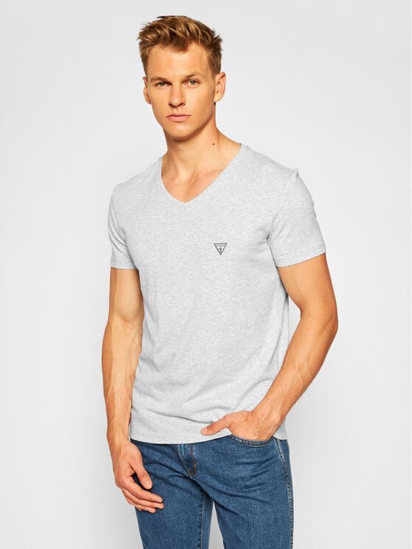 Guess Guess T-shirt U97M01 JR003 Siva Slim Fit