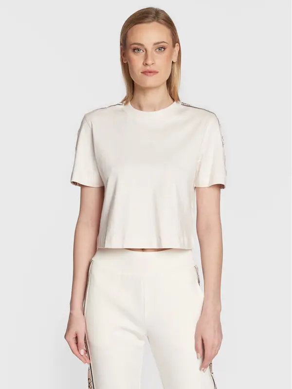 Guess Guess T-shirt V3RI08 I3Z14 Bež Relaxed Fit