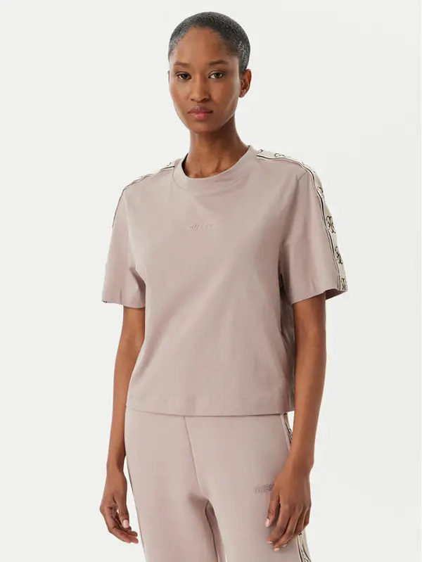 Guess Guess T-shirt V3RI08 I3Z14 Ružičasta Relaxed Fit