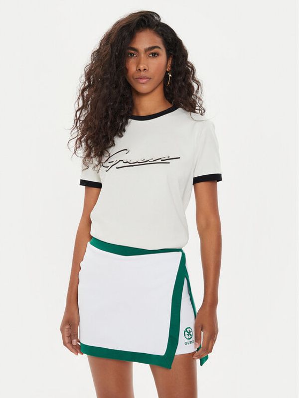 Guess Guess T-shirt V4YI05 K8FQ4 Bijela Regular Fit