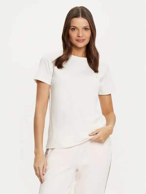 Guess Guess T-shirt V4YI09 J1314 Bijela Regular Fit