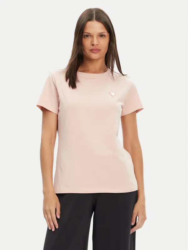Guess Guess T-shirt V4YI09 J1314 Ružičasta Regular Fit