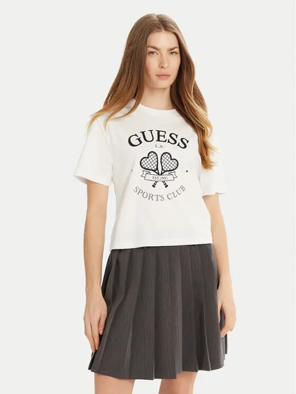 Guess Guess T-shirt V5GI04 I3Z14 Bijela Regular Fit
