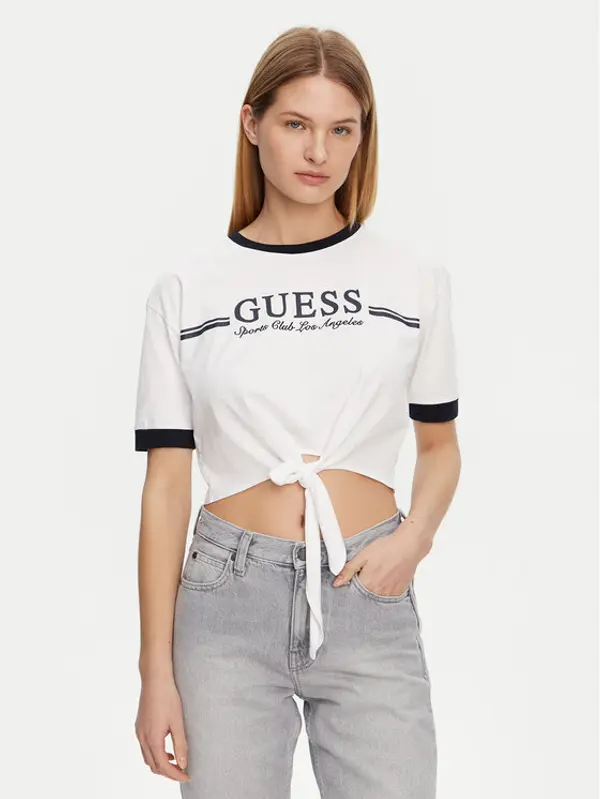 Guess Guess T-shirt V5GI05 I3Z14 Bijela Regular Fit