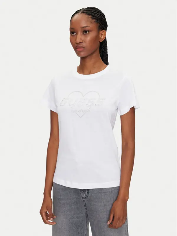 Guess Guess T-shirt V5GI10 K9RM1 Bijela Regular Fit
