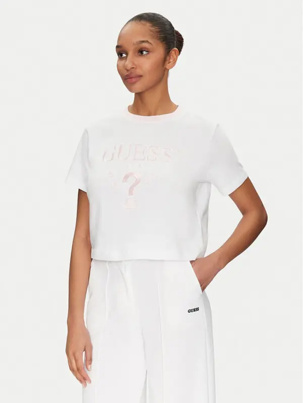 Guess Guess T-shirt V5GI18 I3Z14 Bijela Regular Fit