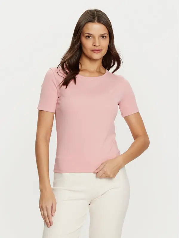 Guess Guess T-shirt V5RI04 KCLH0 Ružičasta Regular Fit