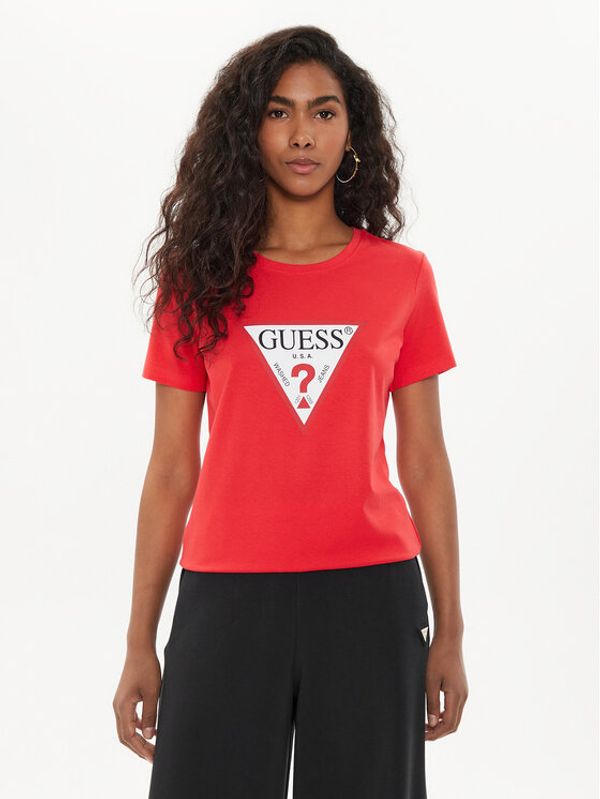 Guess Guess T-shirt W1YI1B I3Z14 Crvena Regular Fit