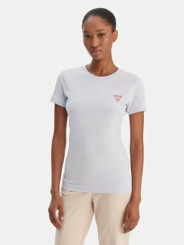 Guess Guess T-shirt W2YI44 J1314 Svijetloplava Regular Fit