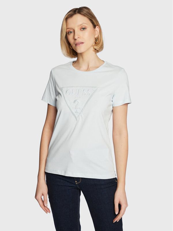 Guess Guess T-shirt W3RI19 I3Z14 Plava Regular Fit