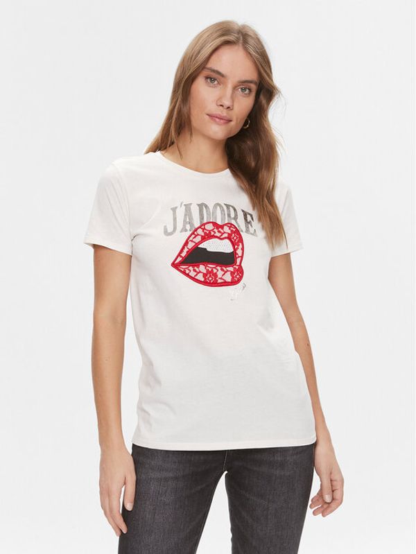 Guess Guess T-shirt W4RI26 K9RM1 Bijela Regular Fit