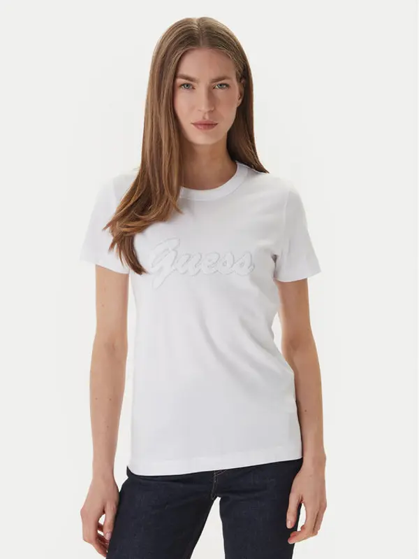 Guess Guess T-shirt W6GI08 K3023 Bijela Regular Fit