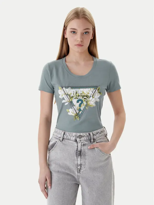 Guess Guess T-shirt W6RI35 J1314 Slim Fit