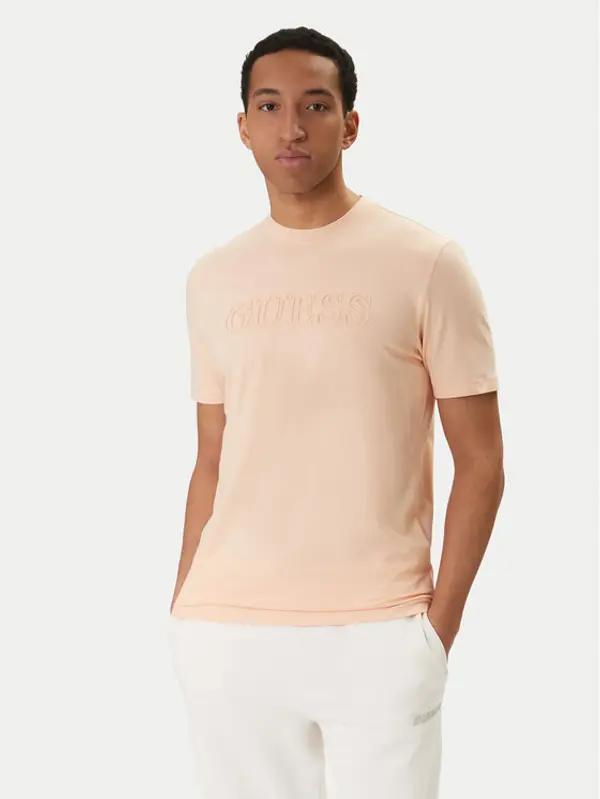 Guess Guess T-shirt Z2YI11 J1314 Narančasta Regular Fit