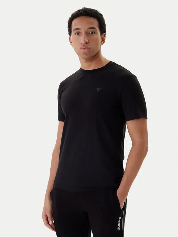 Guess Guess T-shirt Z2YI12 JR06K Crna Regular Fit