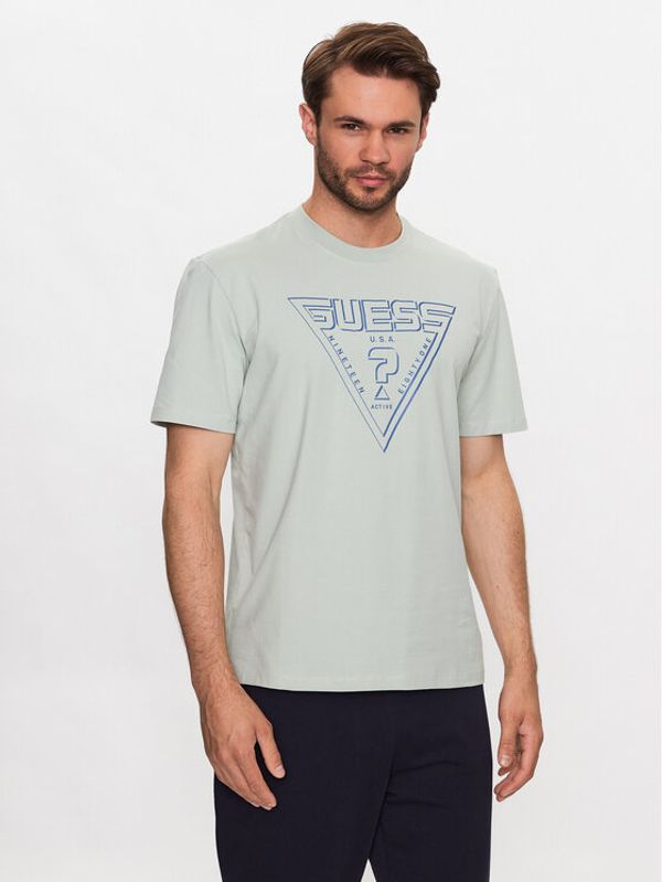 Guess Guess T-shirt Z3YI04 J1314 Plava Regular Fit