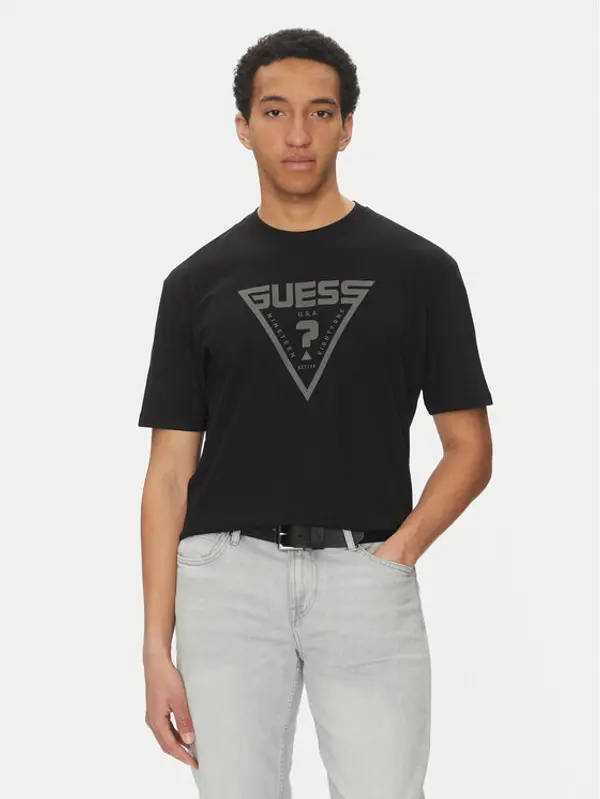 Guess Guess T-shirt Z4BI02 I3Z14 Crna Regular Fit