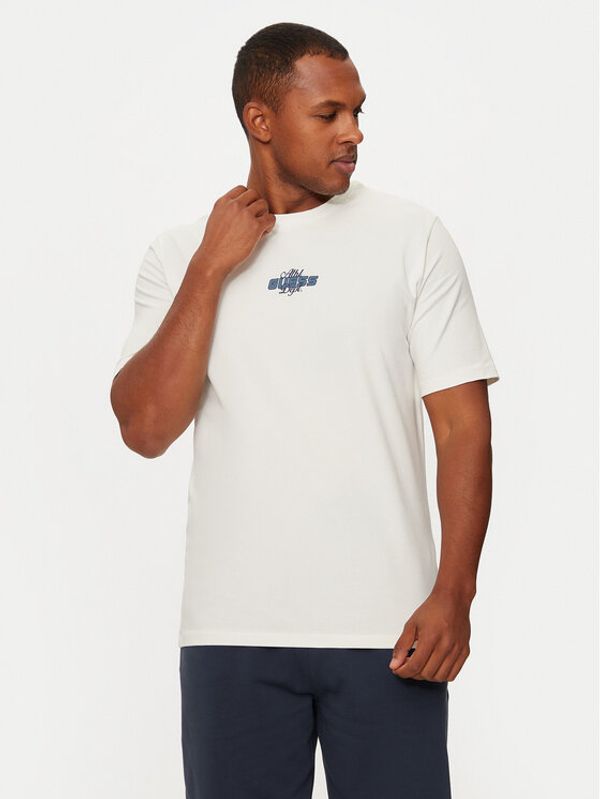 Guess Guess T-shirt Z4YI08 J1314 Écru Slim Fit