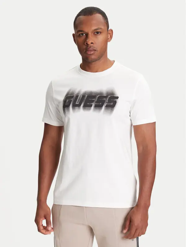 Guess Guess T-shirt Z5YI12 I3Z14 Bijela Regular Fit
