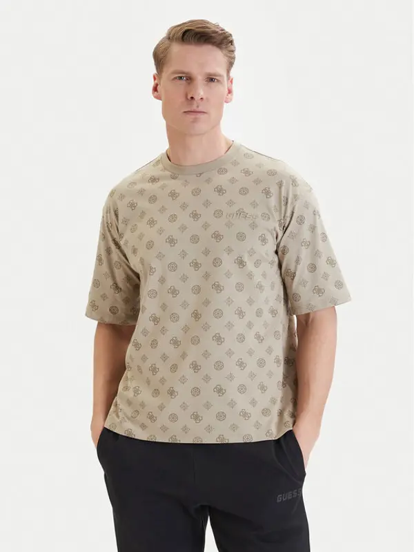 Guess Guess T-shirt Z6GI07 K2852 Bež Relaxed Fit