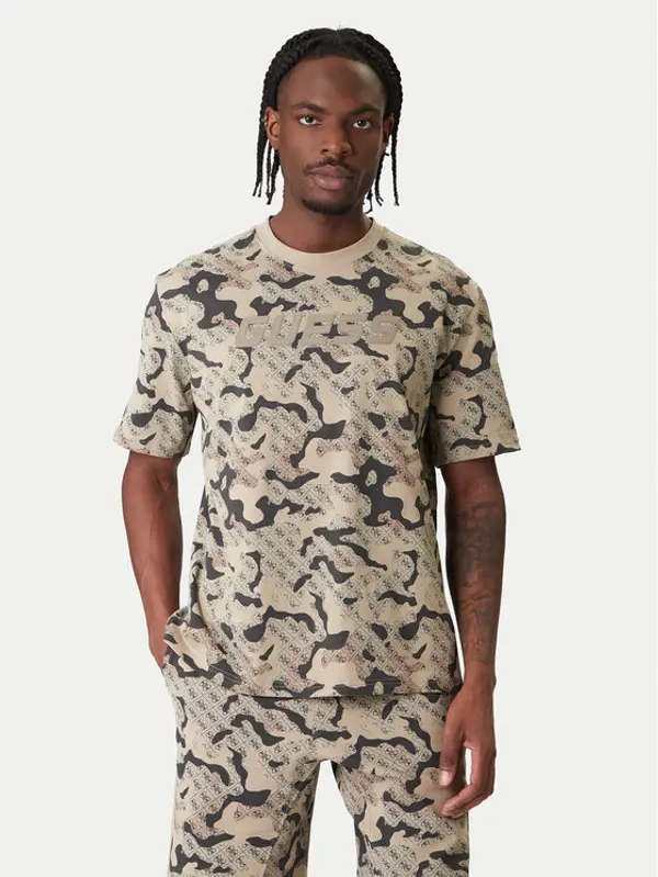 Guess Guess T-shirt Z6RI05 I3Z14 Bež Regular Fit