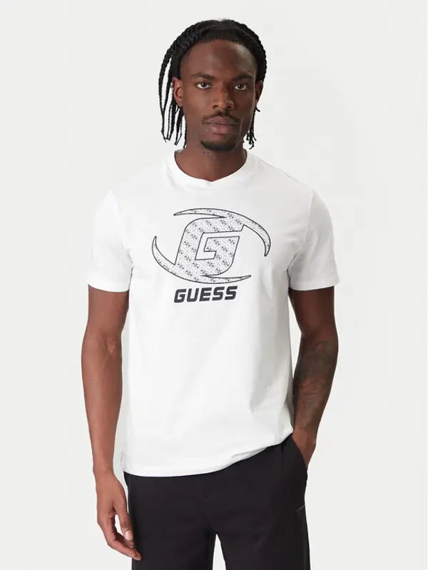 Guess Guess T-shirt Z6RI06 I3Z14 Bijela Regular Fit