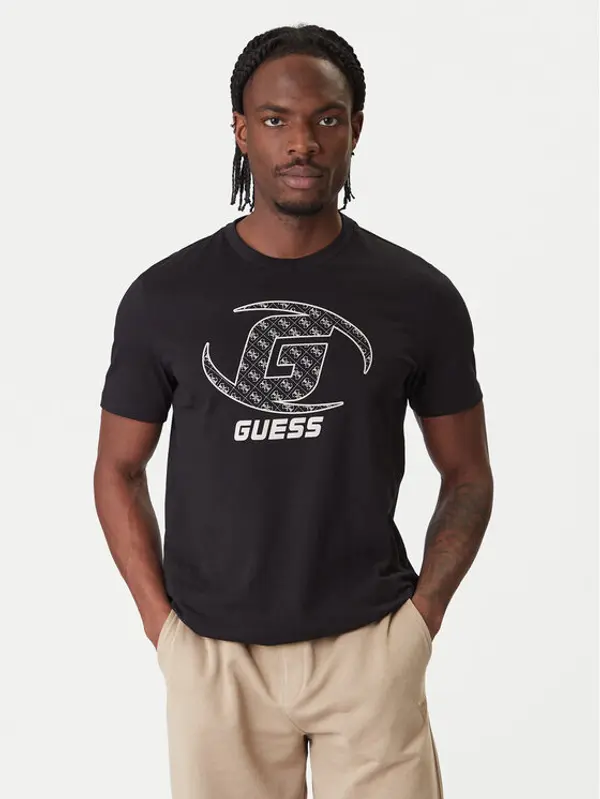 Guess Guess T-shirt Z6RI06 I3Z14 Crna Regular Fit