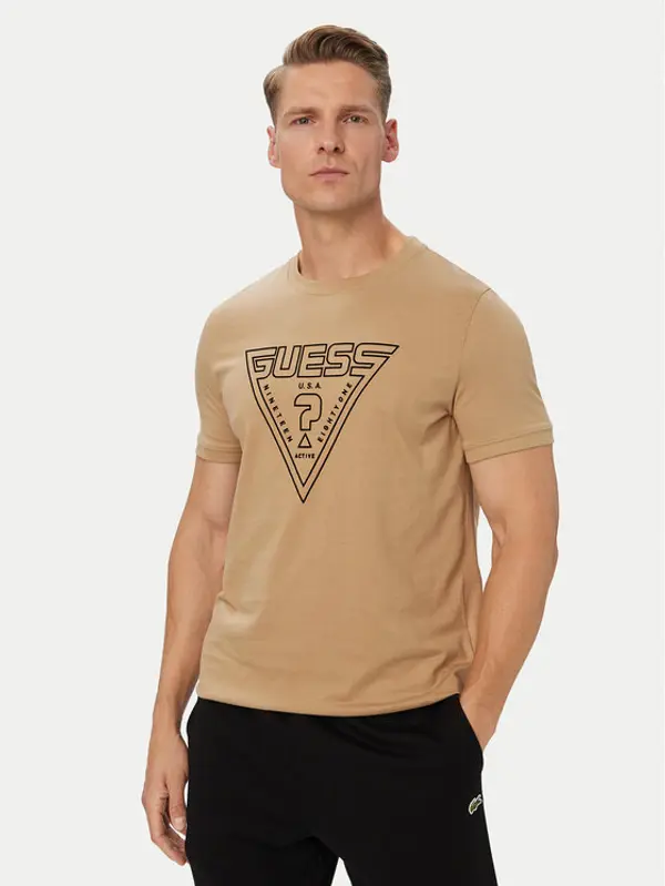 Guess Guess T-shirt Z6YI20 K5016 Bež Regular Fit