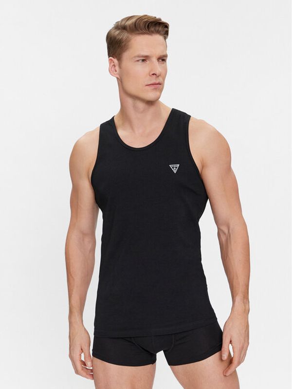 Guess Guess Tank top U97M02 KCD31 Crna Regular Fit