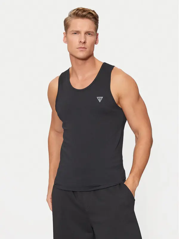 Guess Guess Tank top U97M02 KCD31 Crna Regular Fit