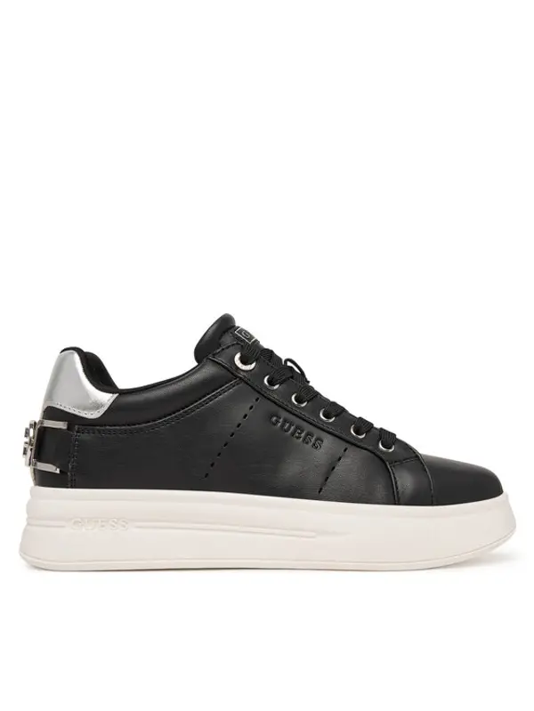 Guess Guess Tenisice FLPWES ELE12 Crna