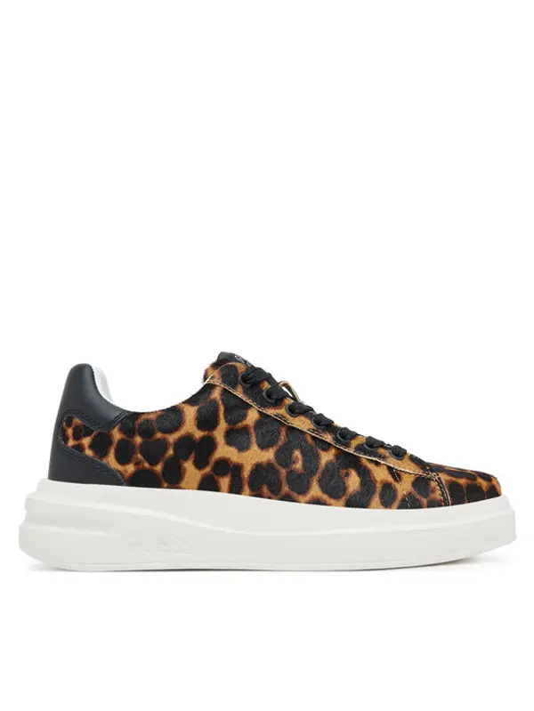 Guess Guess Tenisice FLTEL8 LEA12 Smeđa
