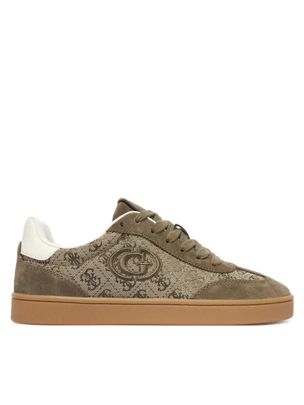 Guess Guess Tenisice FLTJAC LEA12 Kaki