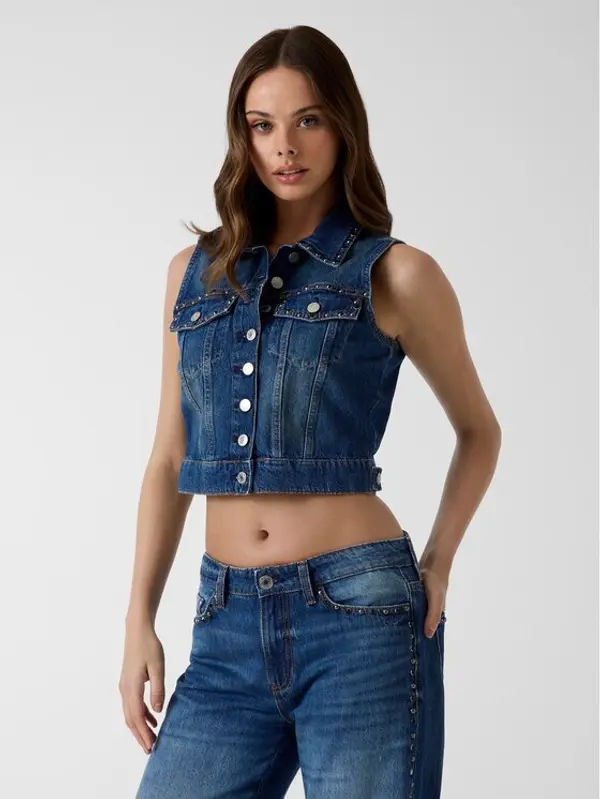 Guess Guess Top 183438 Plava Classic Fit