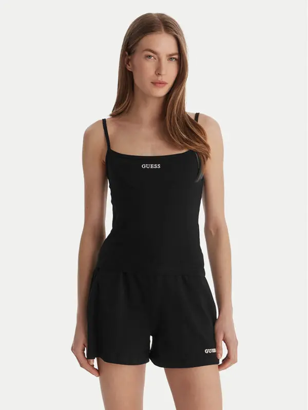 Guess Guess Top E6GP02 J1314 Crna Regular Fit