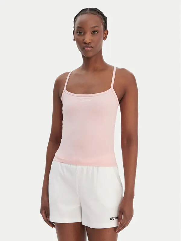 Guess Guess Top E6GP02 J1314 Ružičasta Regular Fit