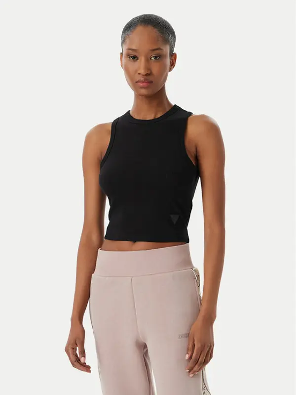 Guess Guess Top Edie V3GP19 K8RT2 Crna Slim Fit