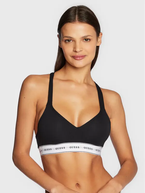Guess Guess Top grudnjak O1GC15 KBBU1 Crna