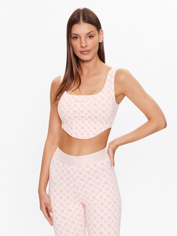 Guess Guess Top grudnjak V3YP01 MC04N Ružičasta