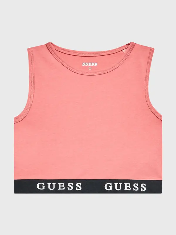 Guess Guess Top J2YI34 KABR0 Ružičasta Slim Fit