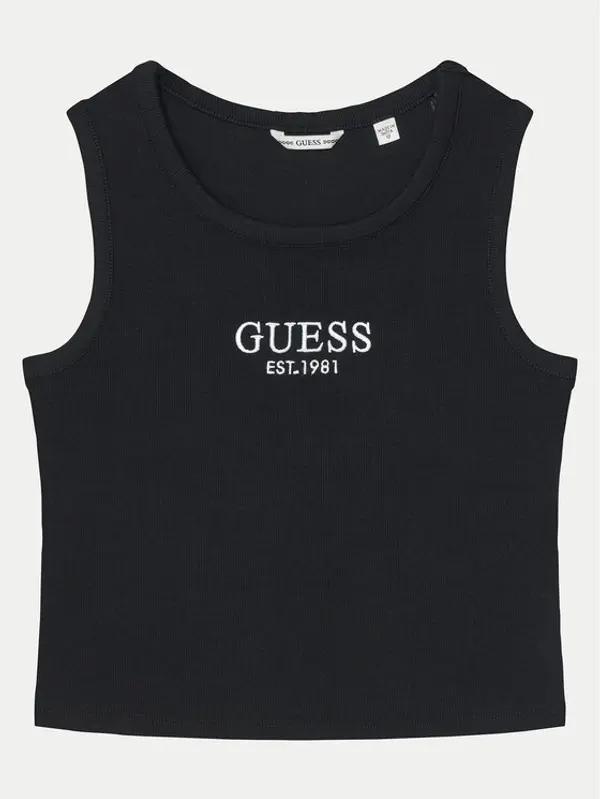 Guess Guess Top J4YI16 KBZP4 Crna Regular Fit