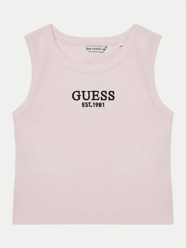Guess Guess Top J4YI16 KBZP4 Ružičasta Regular Fit
