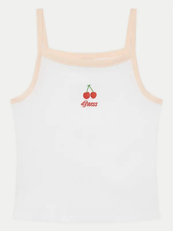 Guess Guess Top J5GI07 KCU20 Bijela Slim Fit
