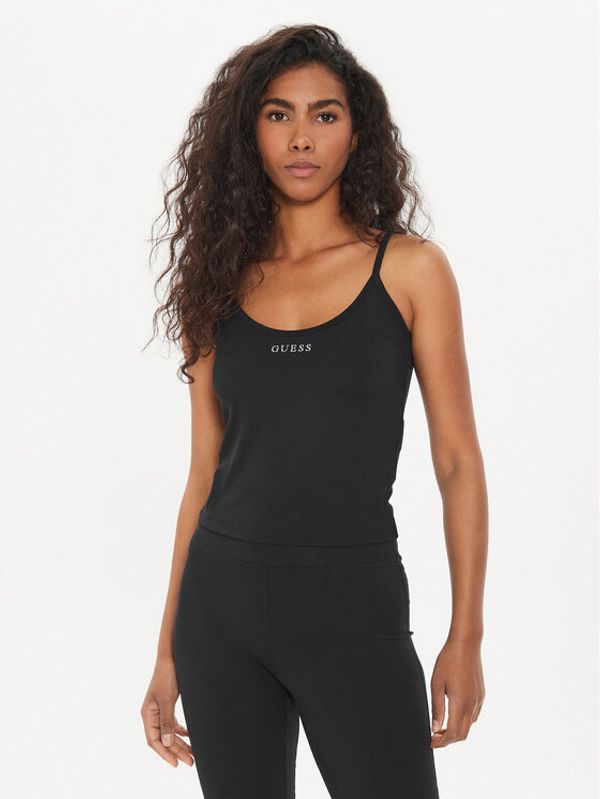 Guess Guess Top Marika V4YP11 KCD02 Crna Slim Fit