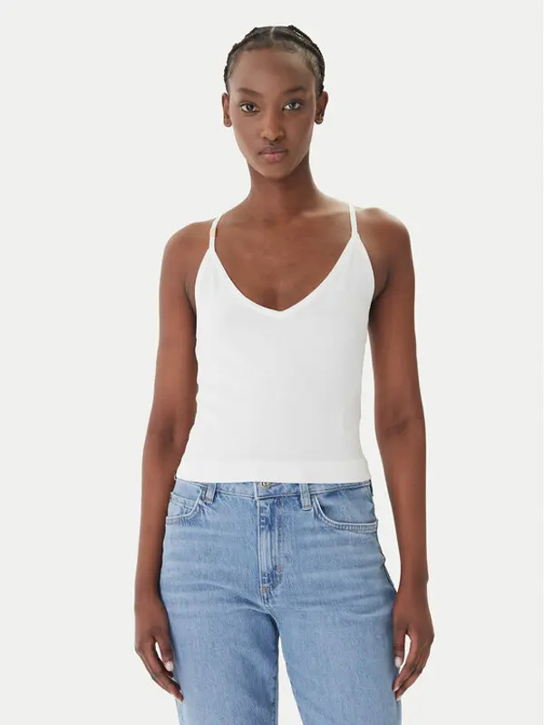 Guess Guess Top O6GR01 Z5302 Bijela Regular Fit