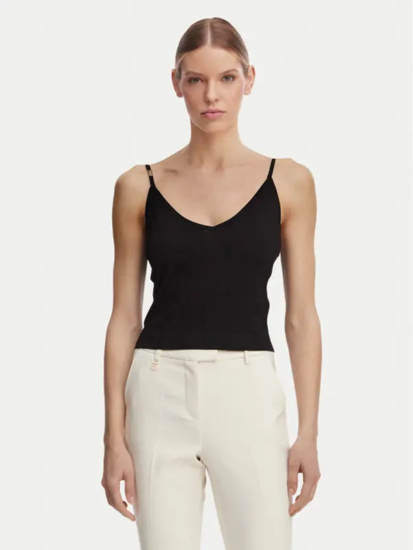 Guess Guess Top O6GR01 Z5302 Crna Regular Fit