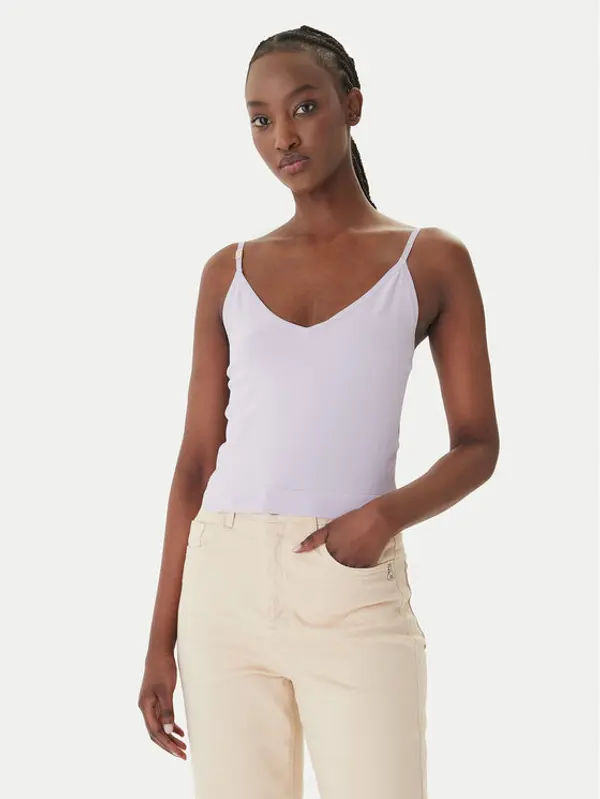 Guess Guess Top O6GR01 Z5302 Ljubičasta Regular Fit