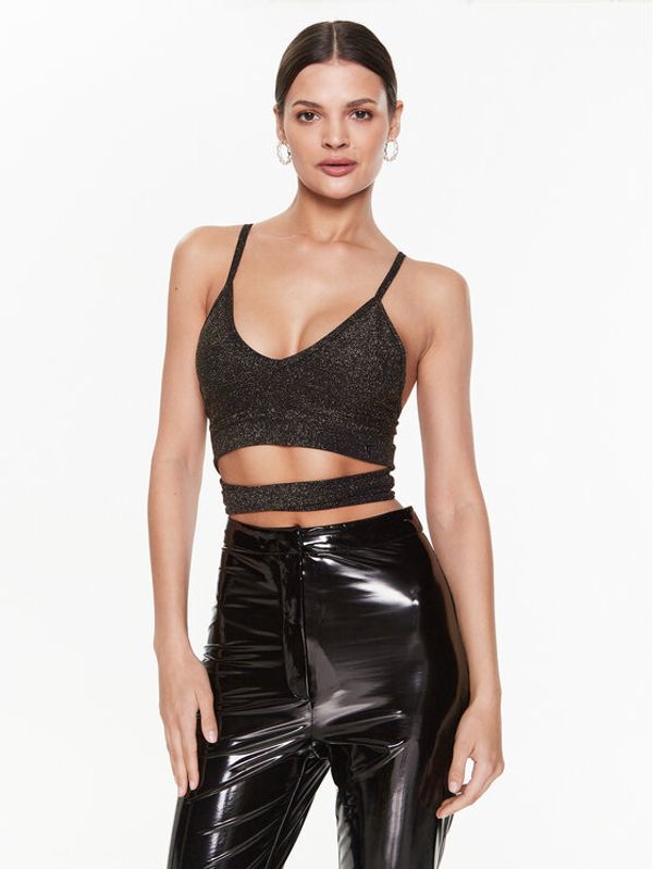 Guess Guess Top Sibyl W3GZ03 Z3740 Crna Slim Fit